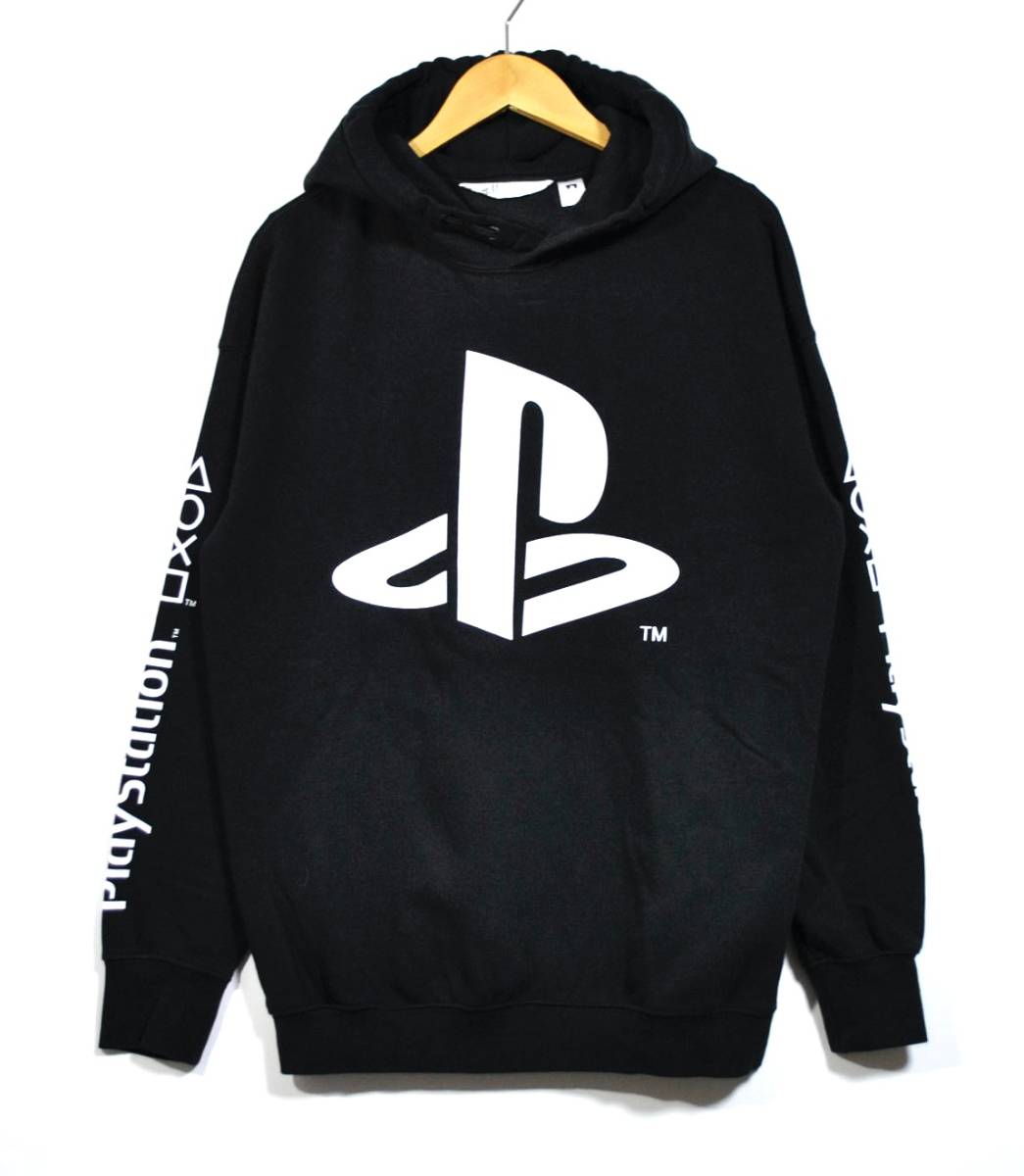 【H＆M】エイチアンドエム プレステパーカー PlayStation 黒 L プレイステーション 美品_画像2