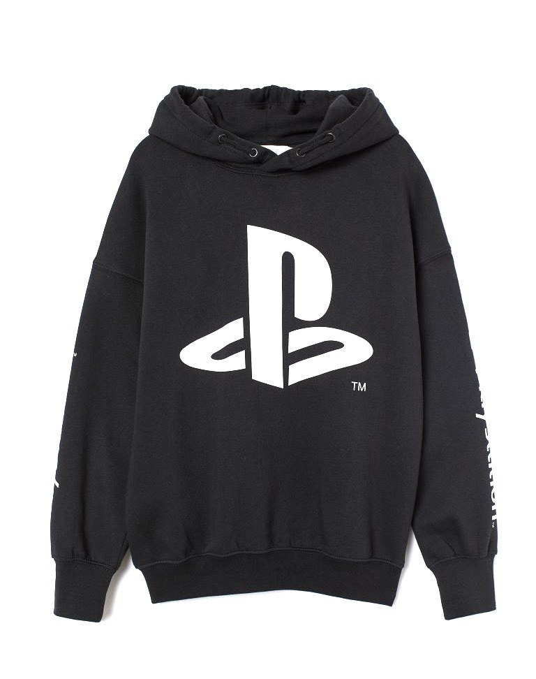 【H＆M】エイチアンドエム プレステパーカー PlayStation 黒 L プレイステーション 美品_画像1