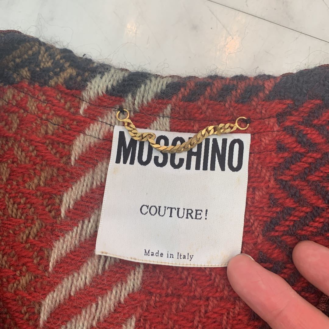 ☆美品☆MOSCHINO モスキーノ ボレロ ショートジャケット ウール_画像3