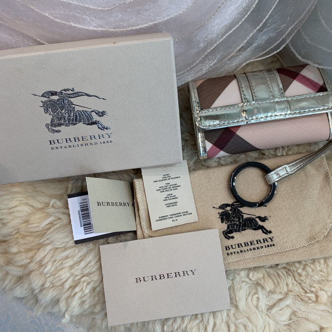 未使用品 BURBERRY バーバリー キーケース BOX-