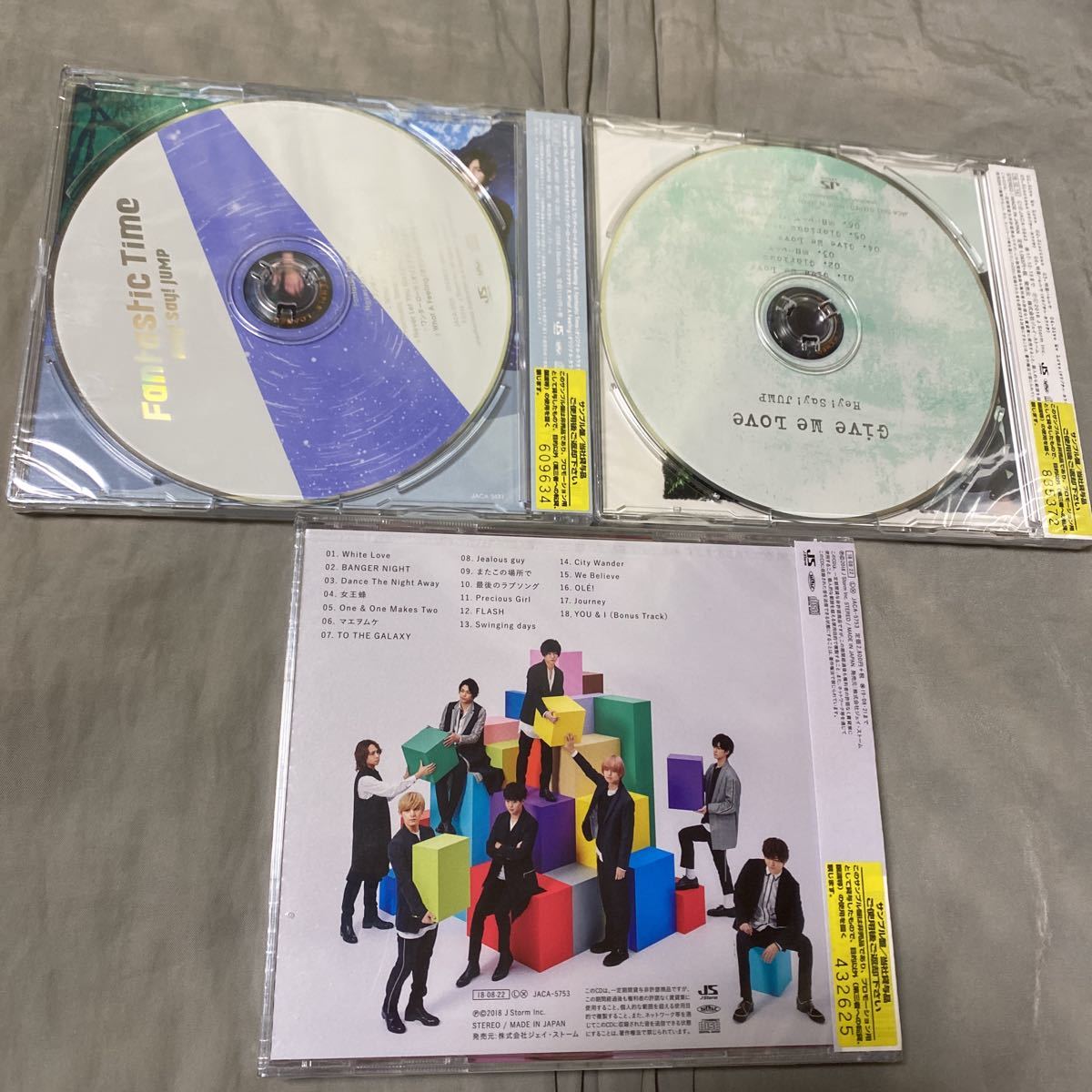 超安い Hey Say JUMP 通常盤CD3枚セット Fantastic Time Give Me LOVE SENSE or  sanjsamachar.net