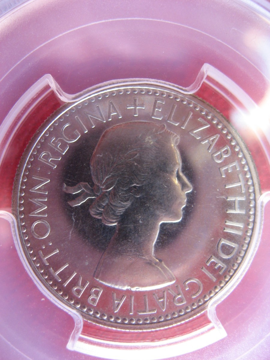 イギリス1953年1シリング白銅貨　　　　　　　　　希少プルーフ