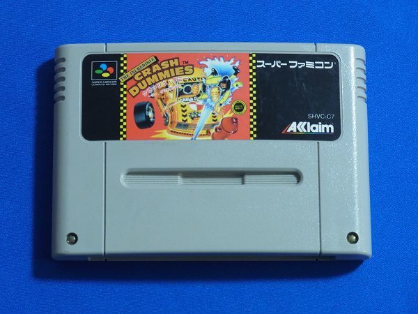 【整備済】送料込 SFC クラッシュダミー 即決 スーパーファミコン CRASH DUMMIES