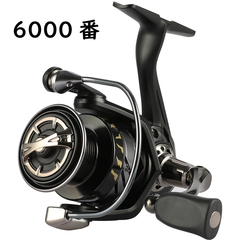 FR-526【送料無料】 フィッシング リール スピニングリール 釣り 6000番 遠投 ギア比5.2：1 5+1BB 湖 川 淡水釣り 海釣り ハンドル左右交換_画像1