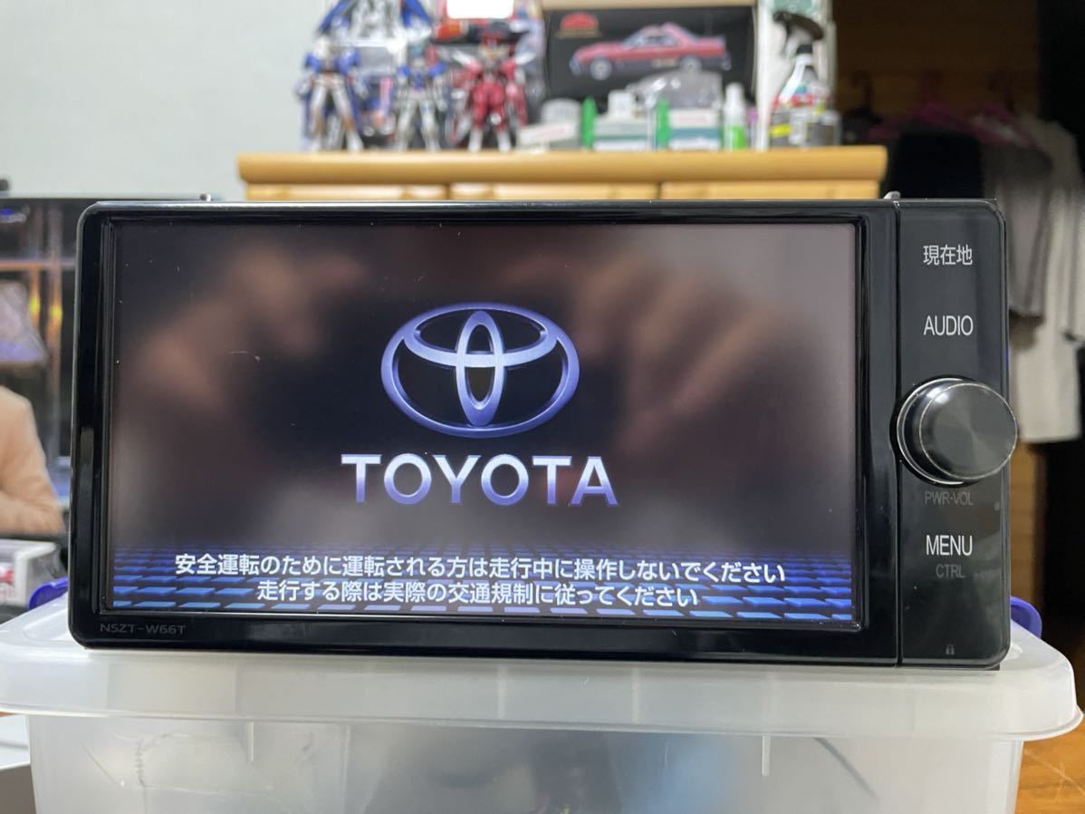 トヨタ純正 T-コネクトSDナビ NSZT-W66T 2016年秋版地図データ 動作