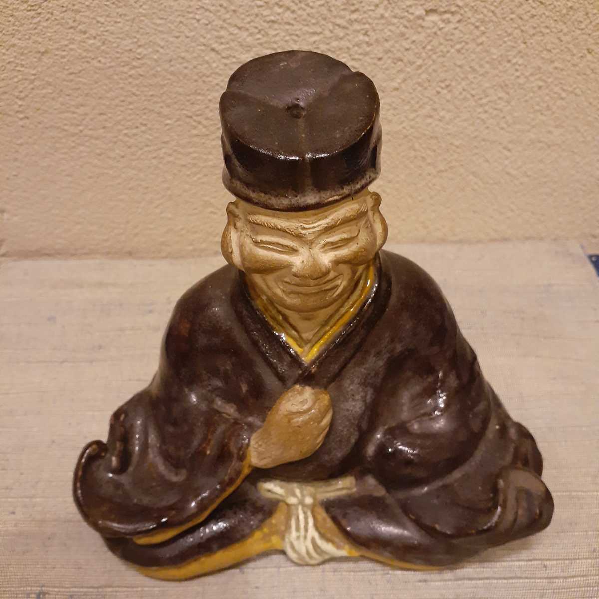 時代 千利休 利休像 利休坐像 約15.8cm×15cm×8cm 6