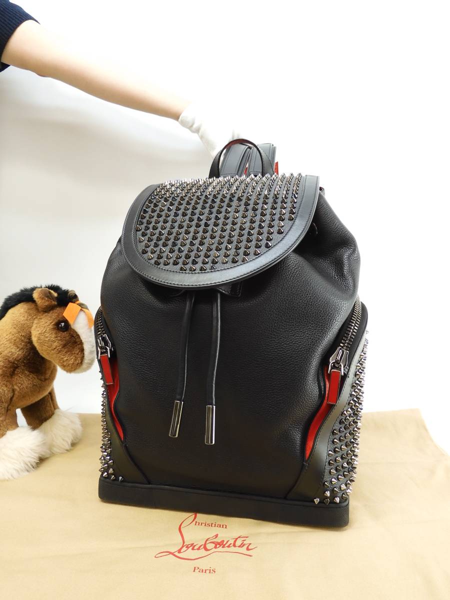 クリスチャンルブタン バックパック エクスプローラファンク スタッズ
