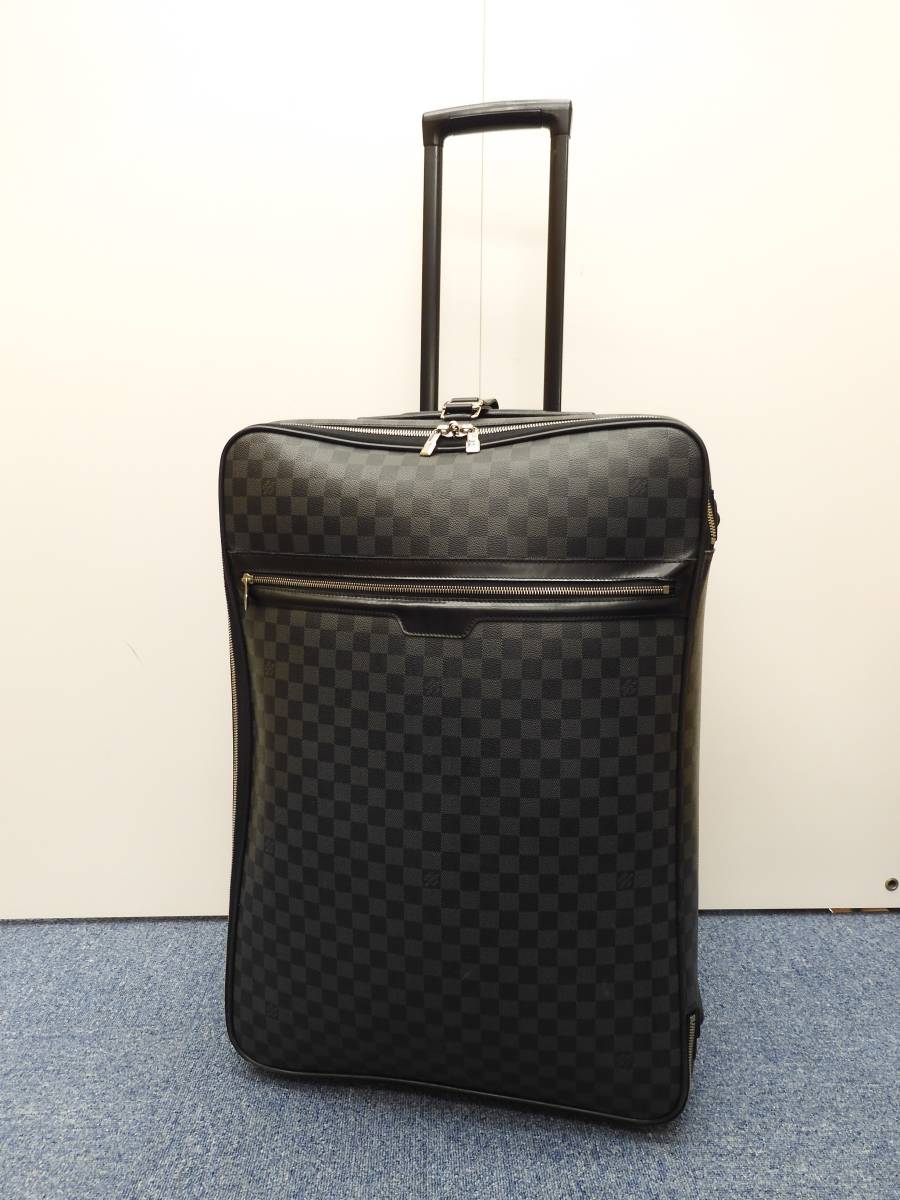 ルイヴィトン ペガス65 N23301 グラフィット 旅行用キャリーバッグ