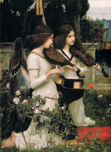 油絵 John William Waterhouse_ オフィーリア ma1708-