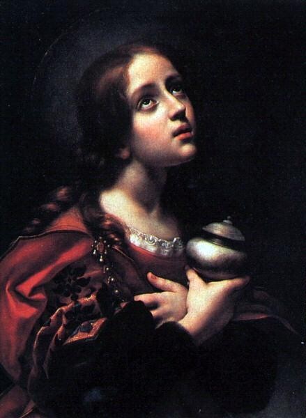 油絵 Carlo Dolci_聖母の祈り MA1340