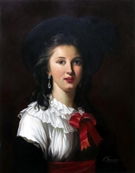 油絵 エリザベート・ルイーズ・ヴィジェ・ルブランの名作_26歳の自画像