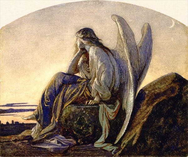 油絵 Alexandre Cabanel - イブニング天使 ma1778 | sweatreno.com