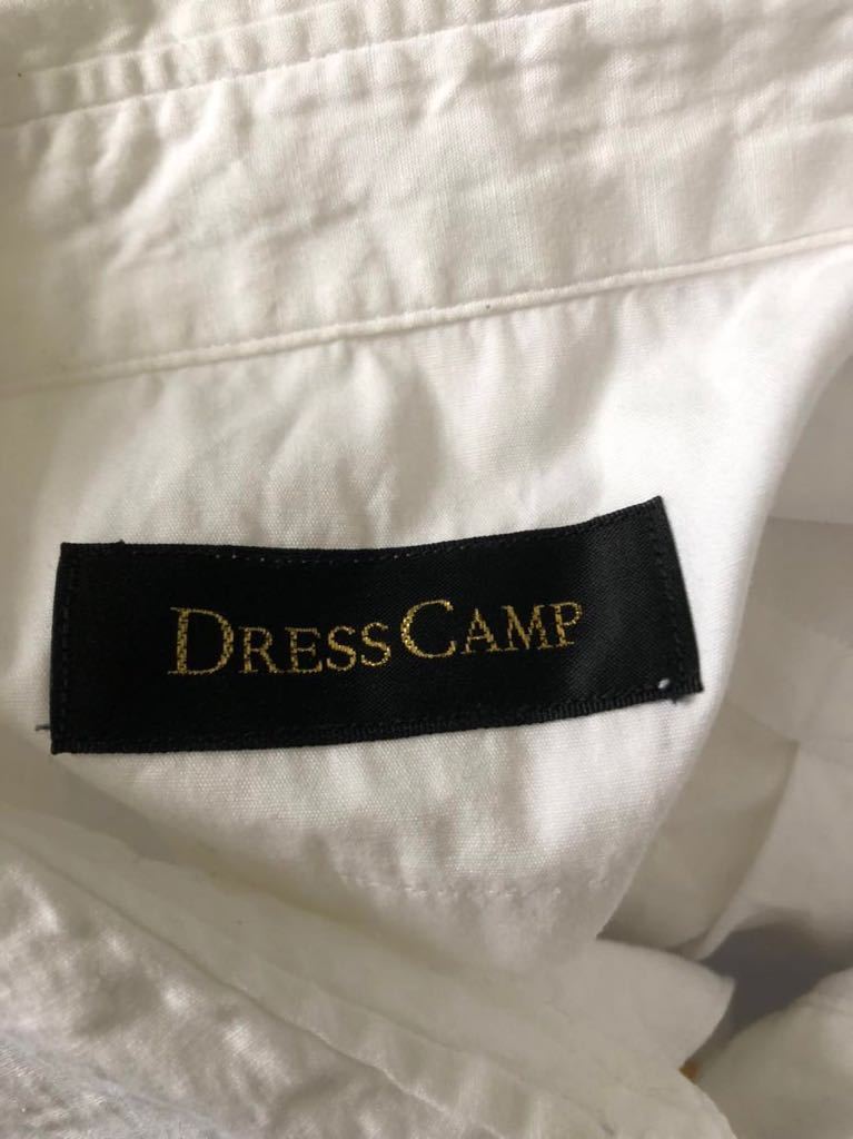 DRESS CAMP 長袖シャツ 46ドレスシャツ 白シャツ ボタンダウンシャツ ドレスキャンプ_画像3