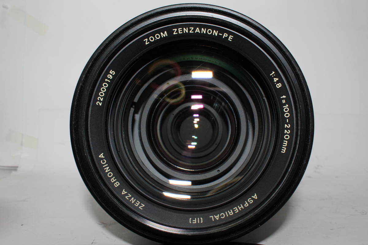 ☆良品☆ZENZA BRONICA（Z5645）ETR Si ・・レンズ 100ー220mm F4.8・75ｍｍF2.8・50ｍｍF2.8 カメラレンズセット　動作確認済み_画像5