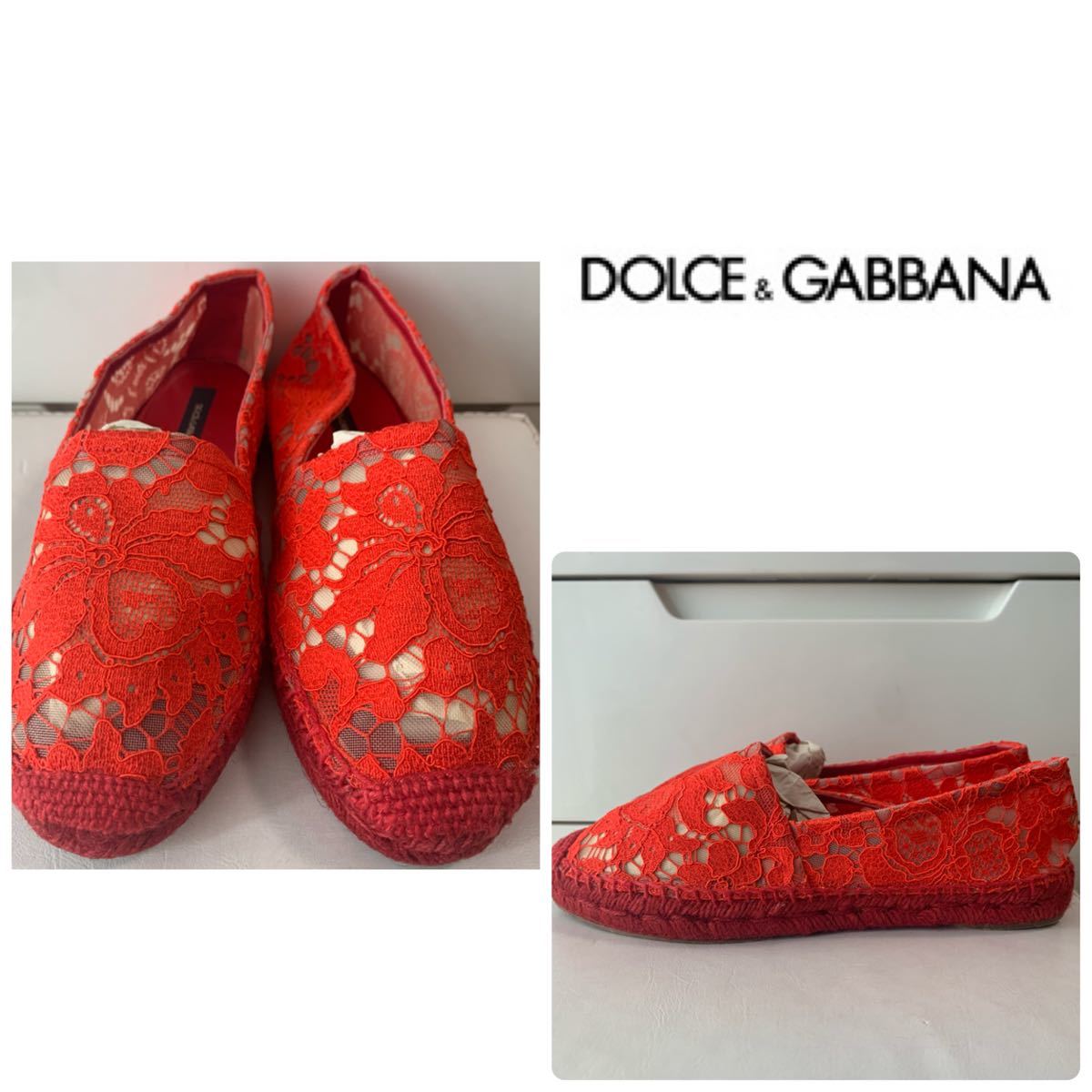 SALE/78%OFF】 現行品10万 希少 Dolce Gabbana ジャガード ローファー