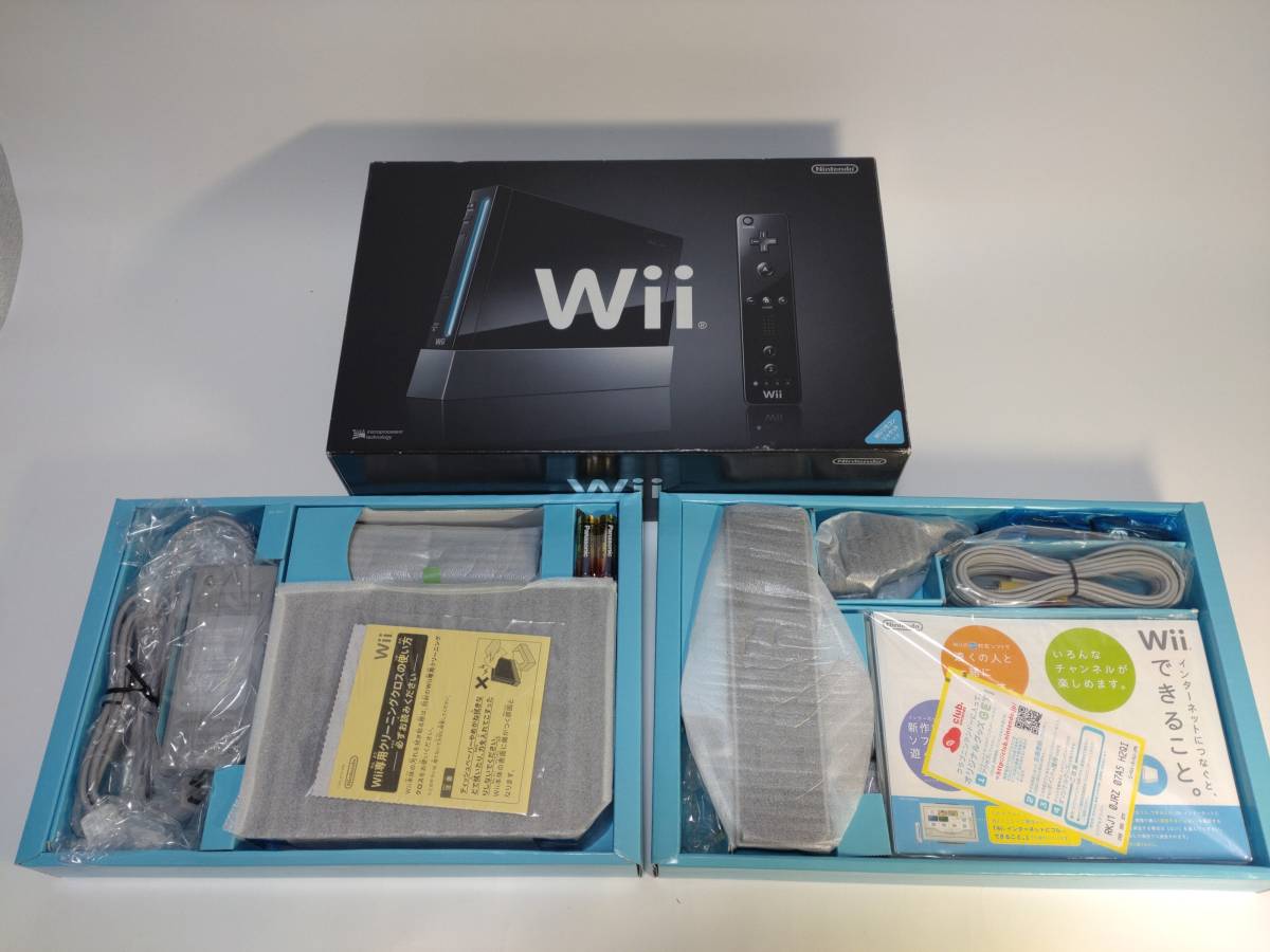c5335 Nintendo/任天堂 Wii本体 クロ/kuro Wiiリモコンジャケット同梱 RVL-S-KJ/RVL-001(Wii本体)｜売買されたオークション情報、yahooの商品情報をアーカイブ公開  - オークファン（aucfan.com）