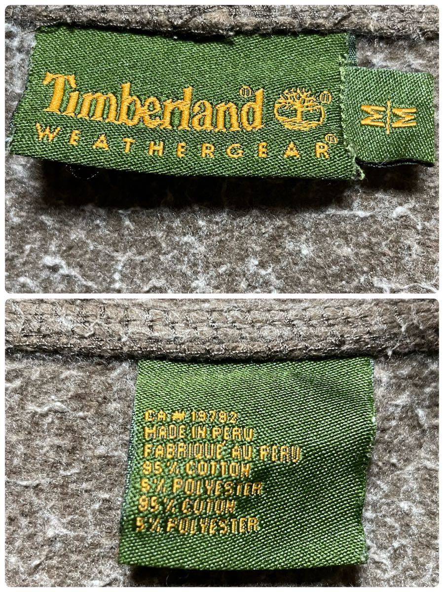 《90年代当時物》Timberland ティンバーランド 茶☆パーカー L_画像9