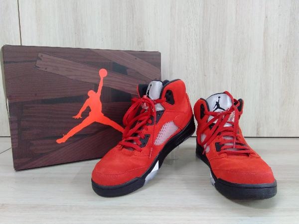 【箱あり】NIKE AIR JORDAN 5 RETRO RAGING BULL DD0587-600 ナイキエアジョーダン5 レトロ スニーカー レッド 29cm 大きめ ビックサイズ_画像1