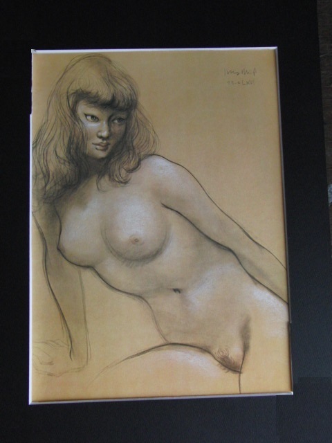  old . rock beautiful,[2], super rare 1969 year 2000 part limitation, large size frame for book of paintings in print .., new goods frame attaching, condition excellent, postage included, day person himself painter, beauty picture,coco,y321