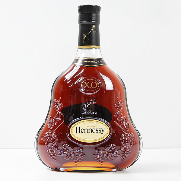 未開栓 Hennessy ヘネシー X.O コニャック ブランデー クリアボトル