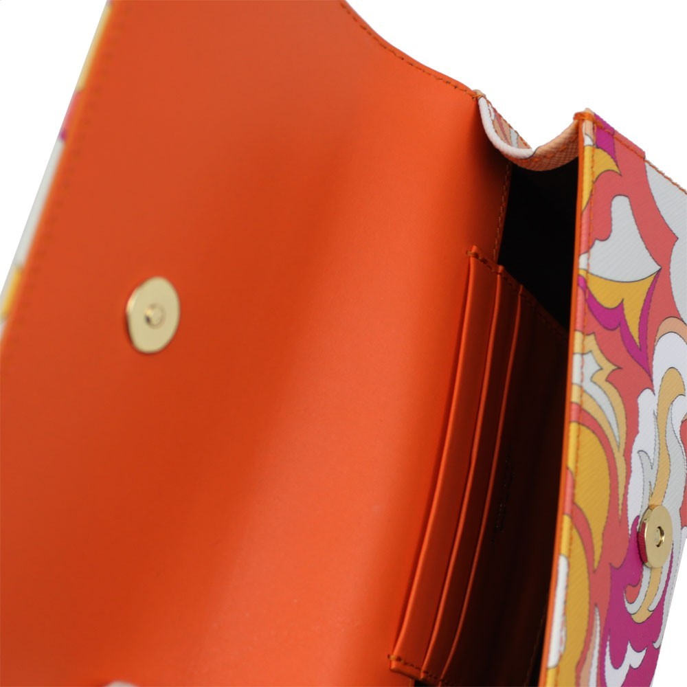  Emilio Pucci pouch lady's EMILIO PUCCI belt bag orange series multicolor outlet 8RSC10-8
