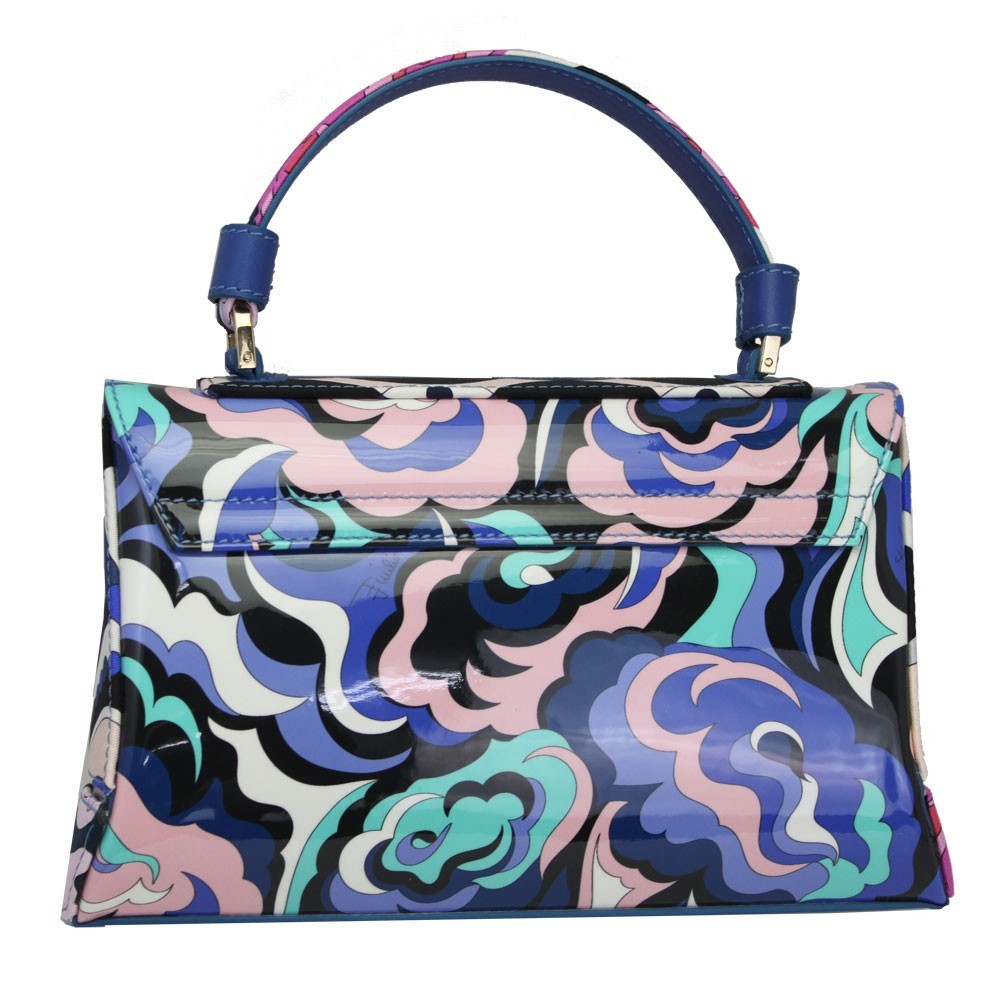 エミリオプッチ バッグ レディース EMILIO PUCCI ハンドバッグ ショルダーバッグ 2WAY ブルー系マルチカラー アウトレット 8RBC02-1_画像3