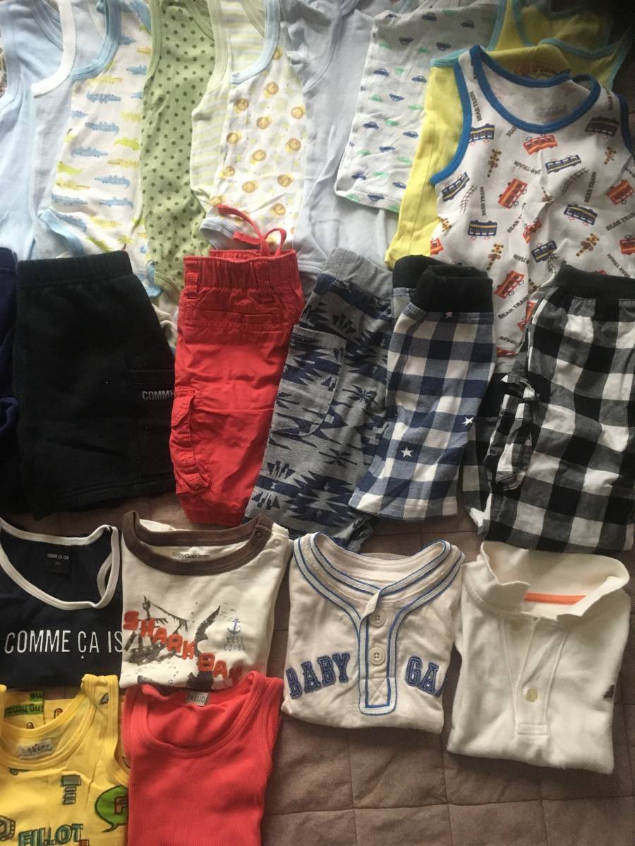 男の子 90センチ 95センチ 夏服 まとめて 38点セット 肌着 夏物 まとめ売り 半袖 子供服 まとめ売り 男の子 洗い替え 福袋