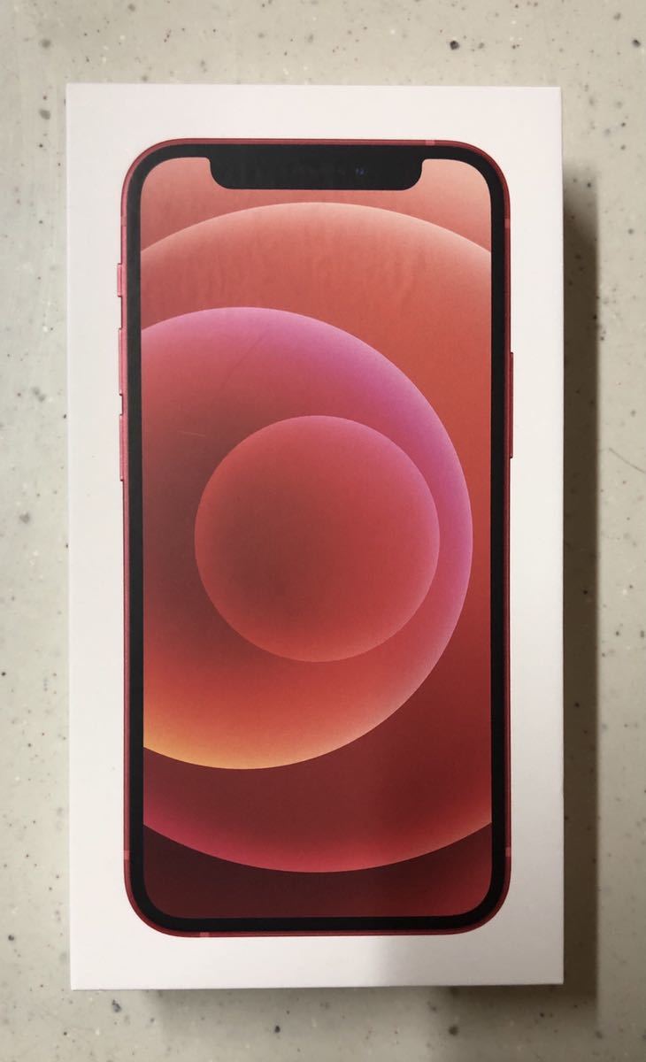 ☆新品未使用☆iPhone 12mini 128GB レッド au SIMロック解除済③