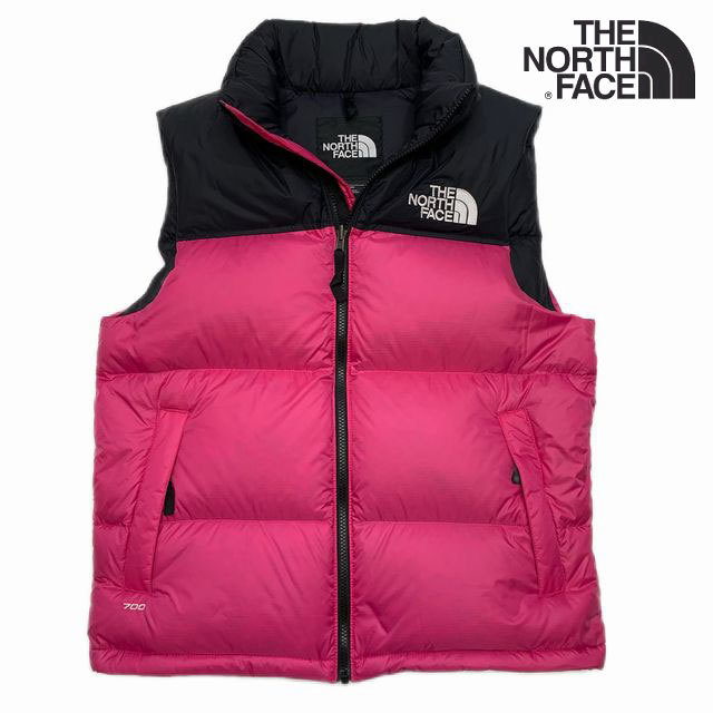 US正規★ピンク/S★THE NORTH FACE レトロ ヌプシ ダウンベスト 1996 RETRO NUPTSE VEST 700 FILL POWER アメリカ本国モデル (1019)_画像1