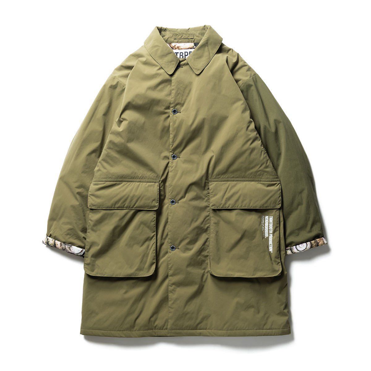 TBPR ISLEY PUFFY C-COAT TIGHTBOOTH/NEIGHBOR XL Olive タイトブース