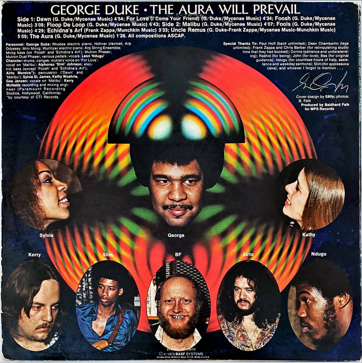 試聴●George Duke●『The Aura Will Prevail』ブラジリアントラック「Malibu」コズミック・ダンサー「For Love」_画像2