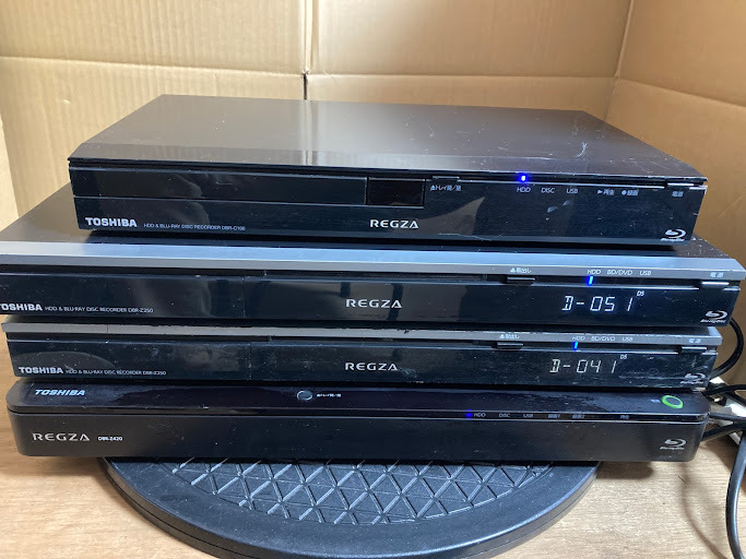 J22012 東芝 ブルーレイレコーダー DBR-C100、DBR-Z250、DBR-Z250、DBR