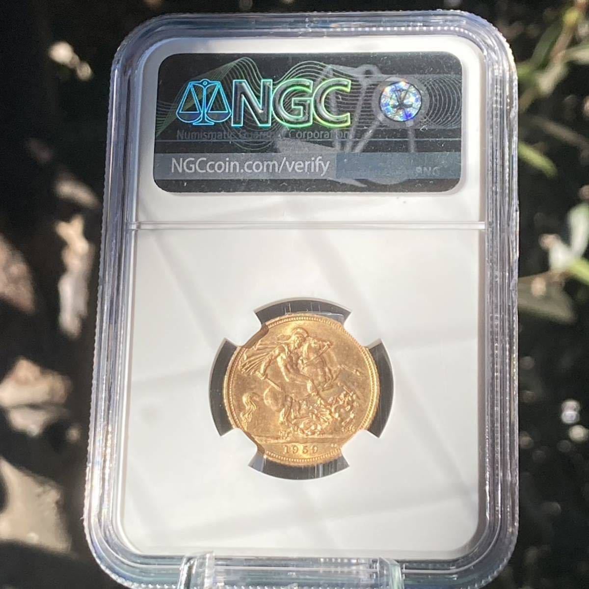 ◇エリザベス2世 ヤングヤング◇§ 1959年 ソブリン 金貨 ◇エリザベス2世 ヤングヤング◇§ 1959年 ソブリン 金貨
