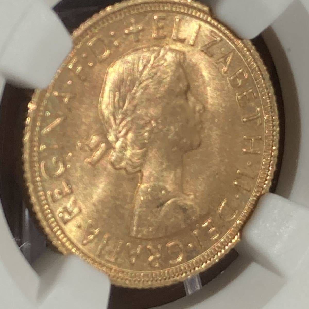 ◇エリザベス2世 ヤングヤング◇§ 1959年 ソブリン 金貨 ◇エリザベス2世 ヤングヤング◇§ 1959年 ソブリン 金貨