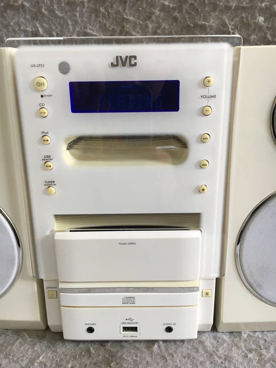 ジャンク JVC KENWOOD ケンウッド☆USB/CD システムコンポ マイクロコンポーネントシステム CA-UXLP55