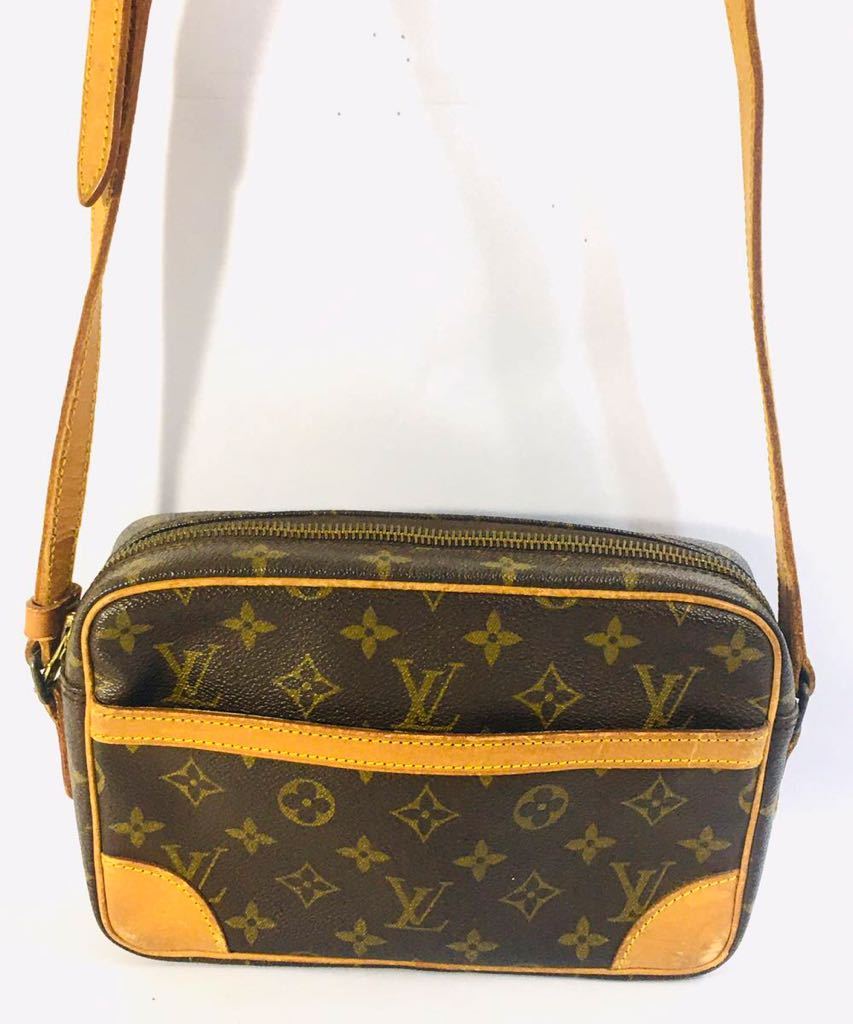 １円☆ ルイヴィトン LOUIS VUITTON モノグラム ショルダーバッグ 斜め