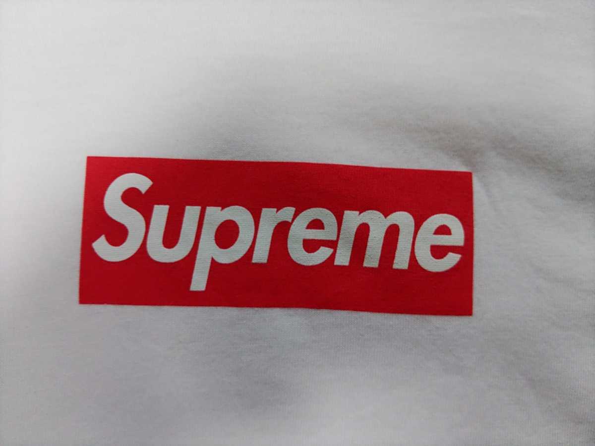 SUPREME 20AW Box Logo L/S Tee White Mサイズ シュプリーム ボックス