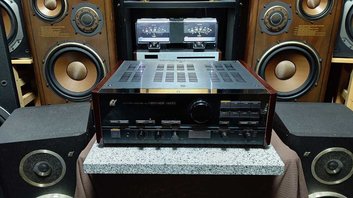 SANSUI au-α907i mos limited プリメインアンプ メンテナンス済み