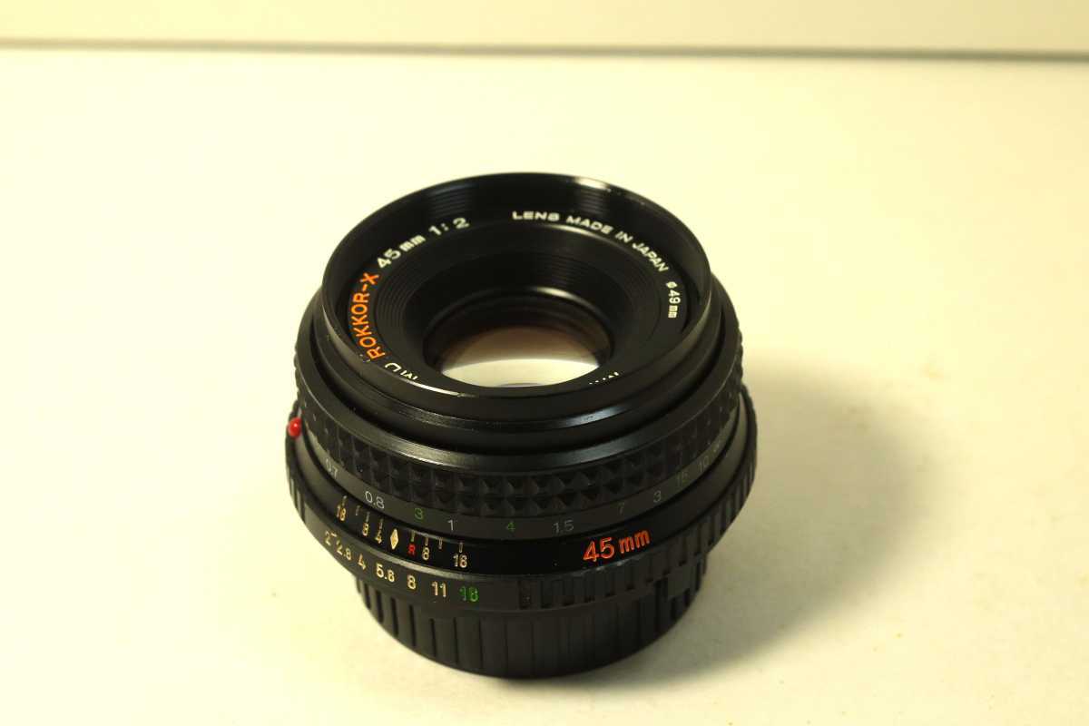 ミノルタ MD ROKKOR-X 45mm f2_画像5