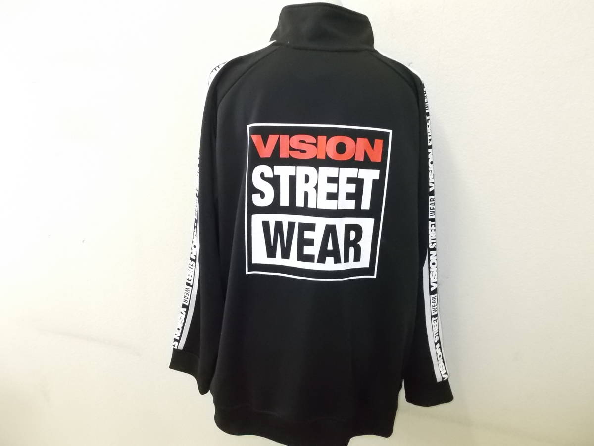 b766*VISION STREET WEAR jersey * new goods regular price 6900 jpy + tax Vision Street wear 4L large size tape using Logo print 4B