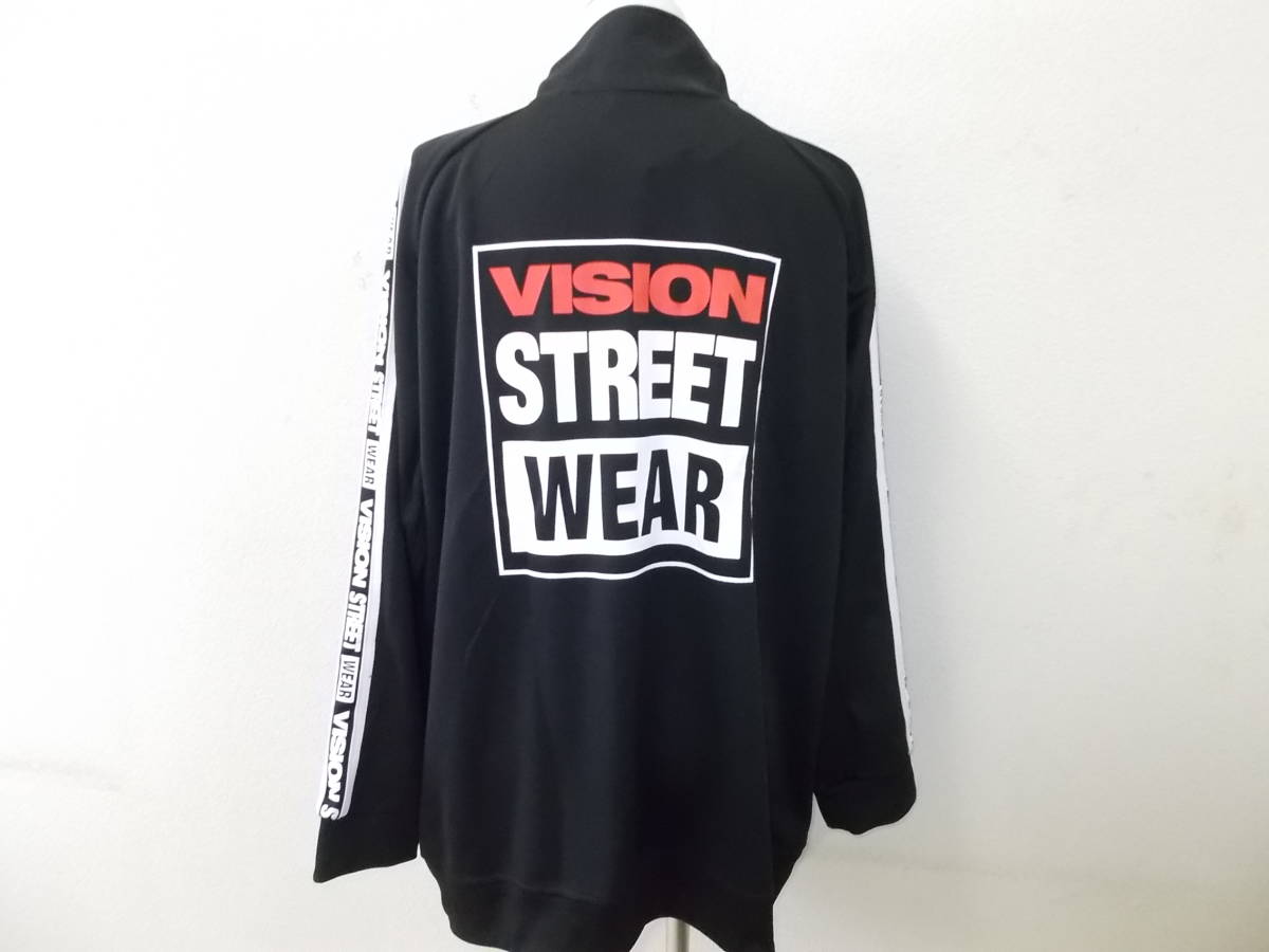 b141◆VISION STREET WEAR   truck  пиджак ◆ новый товар  рекомендуемая розничная цена 6900  йен + налог   ... улица ... 4L большой  размер    лента   использование    лого   принт 4B