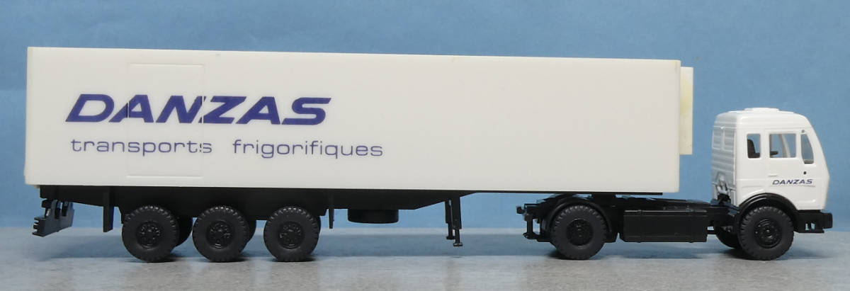  takkyubin (home delivery service) compact shipping 1/87 Roskopf 701 MB 1217 freezing trailer DANZAS used * present condition *1.