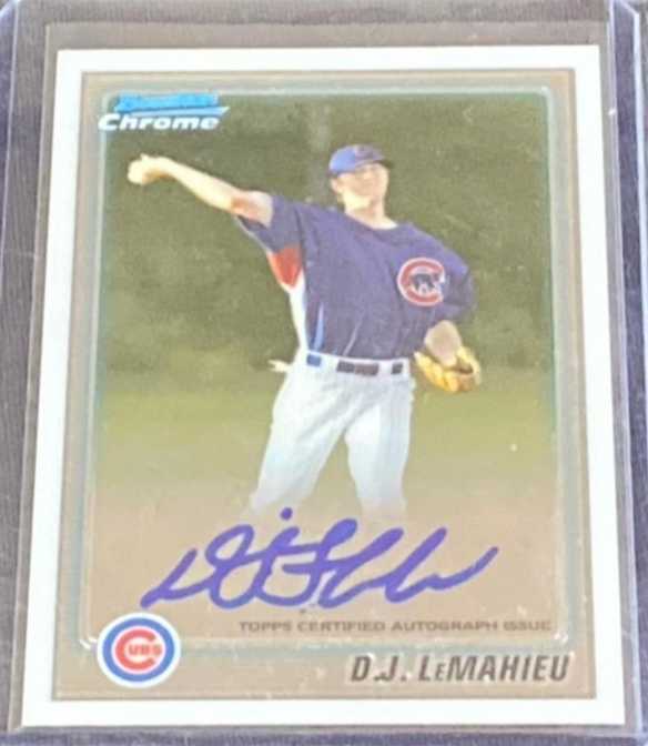 2010 Bowman Chrome RC DJ LeMahieu直筆サインカード www.bojongnews