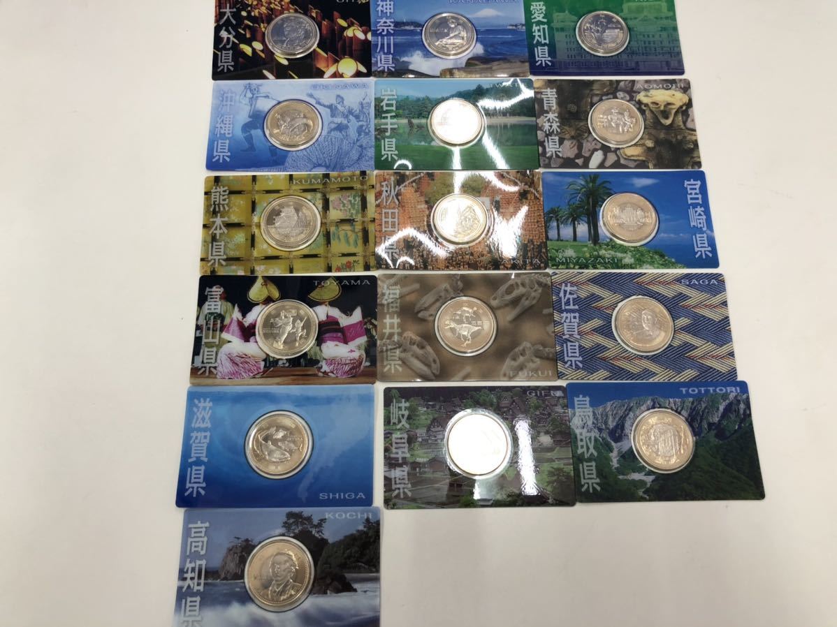 偉大な 地方自治法施行60周年 500円 バイカラークラッド貨 カード型ケース 16枚セット - 平成 - hlt.no