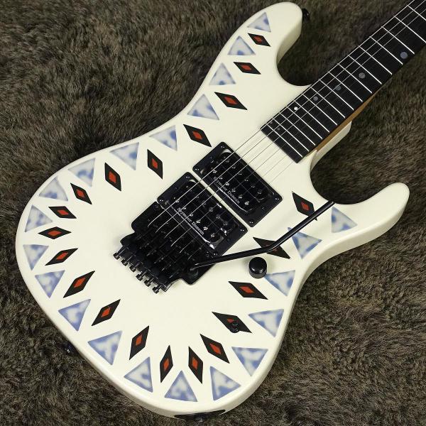 KRAMER NightSwan Vintage White with Aztec Graphic_画像1