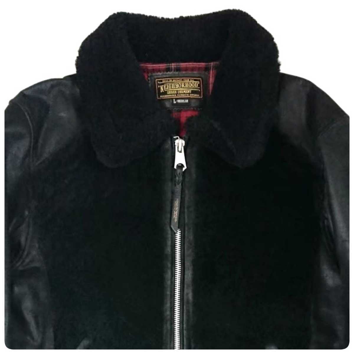 超名作 12AW NEIGHBORHOOD ネイバーフッド 国内正規品 高級ラムスキン
