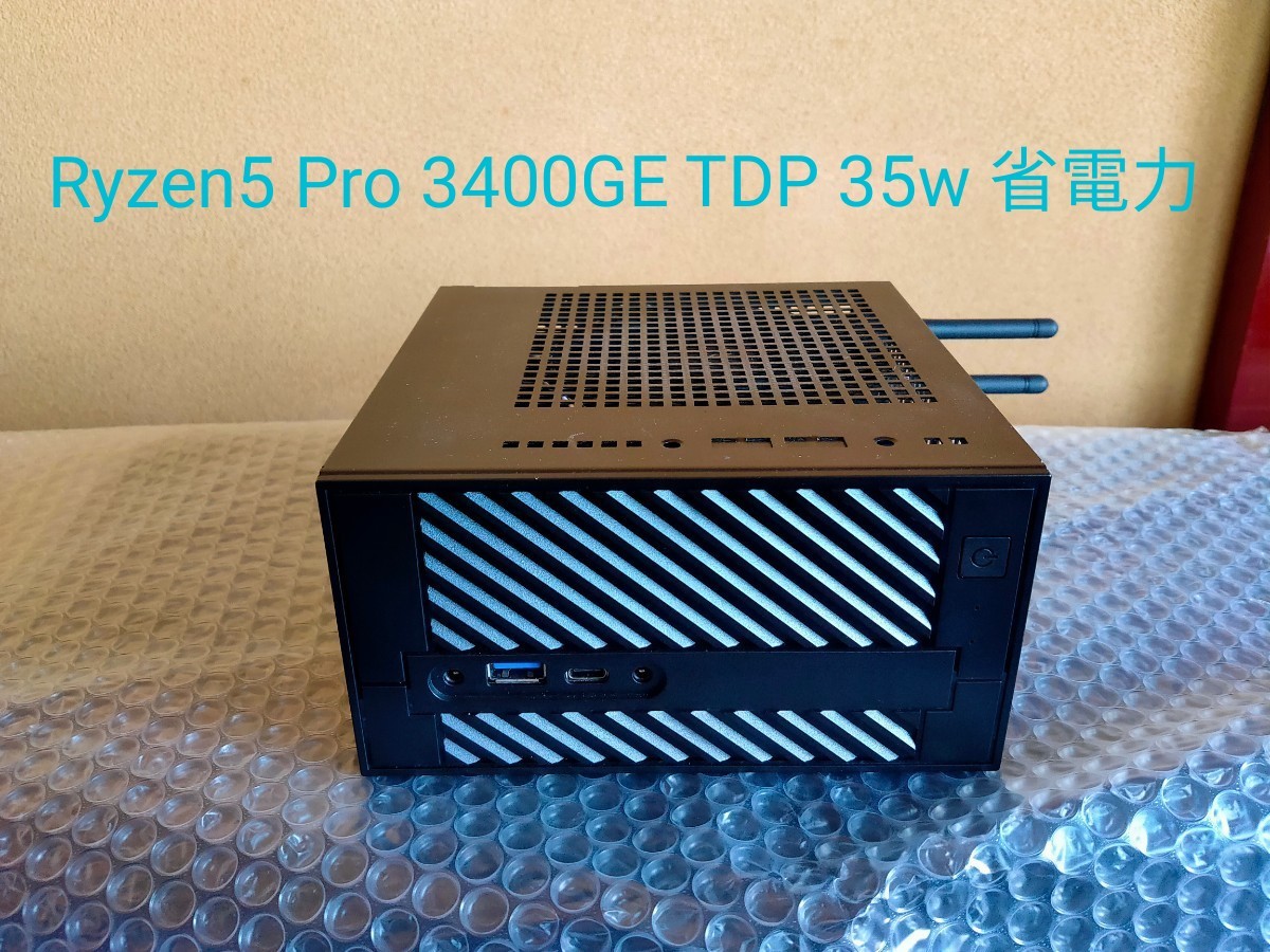 ASRock Deskmini A300 Ryzen5 3400GE 16GB 省電力35w Windows11 ASRock Deskmini A300 Ryzen5 3400GE 16GB 省電力35w Windows11