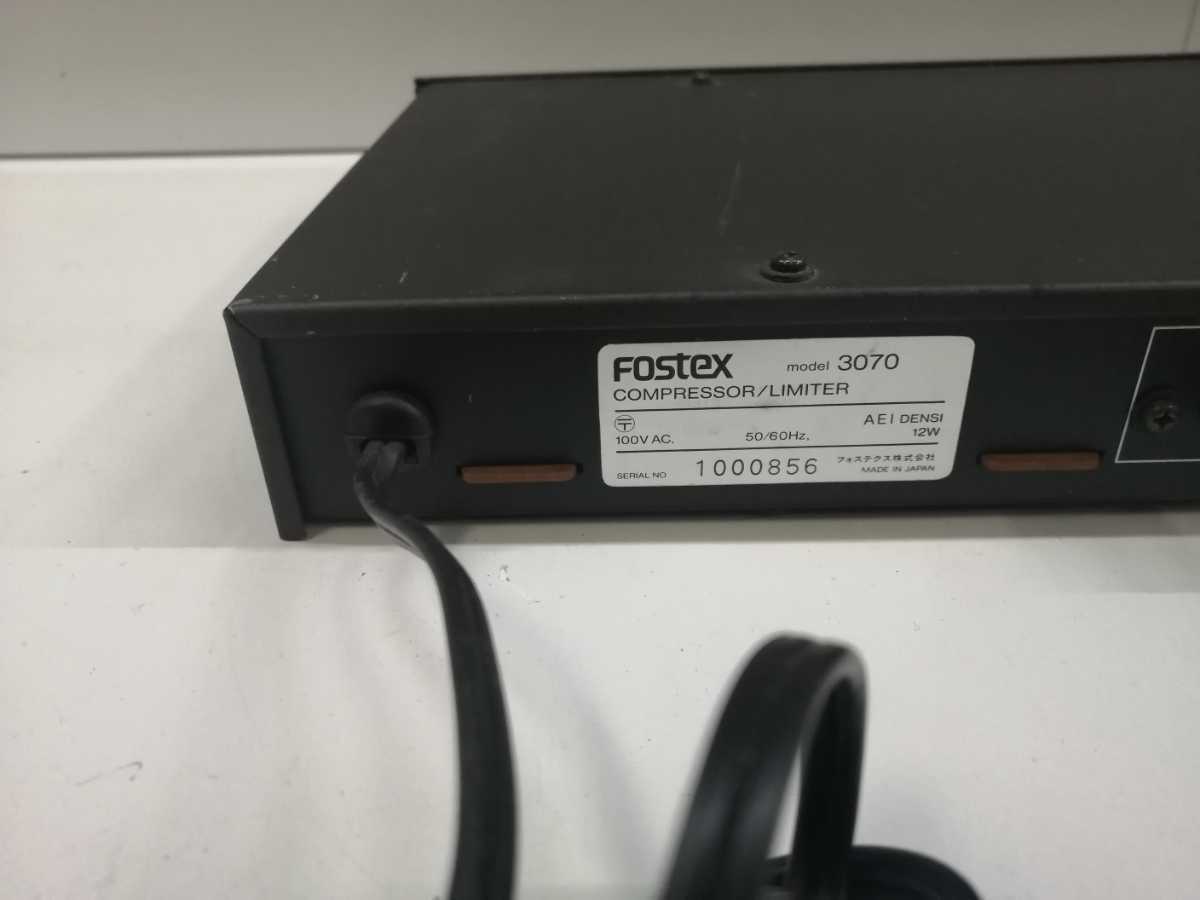 Fostex COMPRESSOR LIMITER 3070 コンプレッサー・リミッター Fostex COMPRESSOR LIMITER 3070 コンプレッサー・リミッター