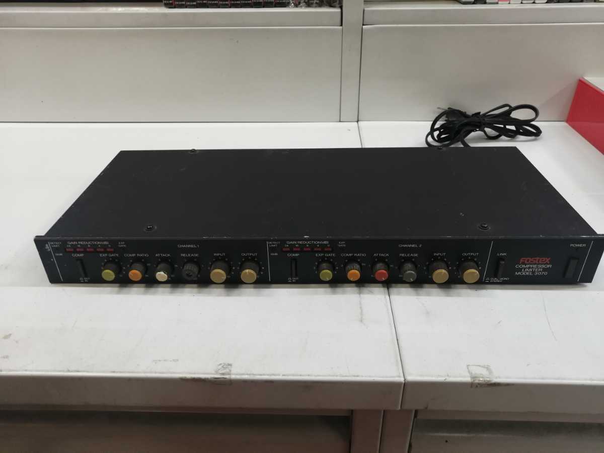 Fostex COMPRESSOR LIMITER 3070 コンプレッサー・リミッター Fostex COMPRESSOR LIMITER 3070 コンプレッサー・リミッター