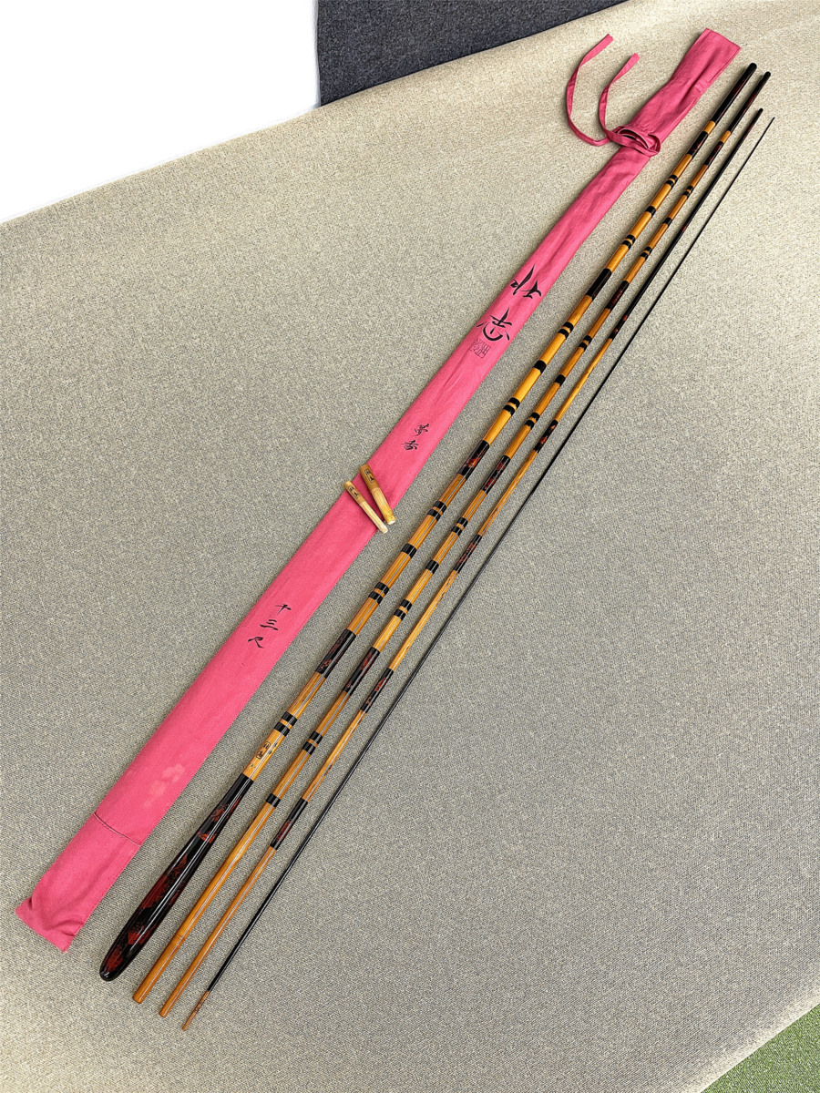 へら竿 竹竿 紀州和竿 壮志 夢香 13尺 美品 www.doubledecker.pt